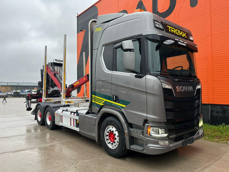 Scania R 650 6x4 RETARDER - Camião de transporte de madeira, Camião grua: foto 4 Scania R 650 6x4 RETARDER - Camião de transporte de madeira, Camião grua: foto 4