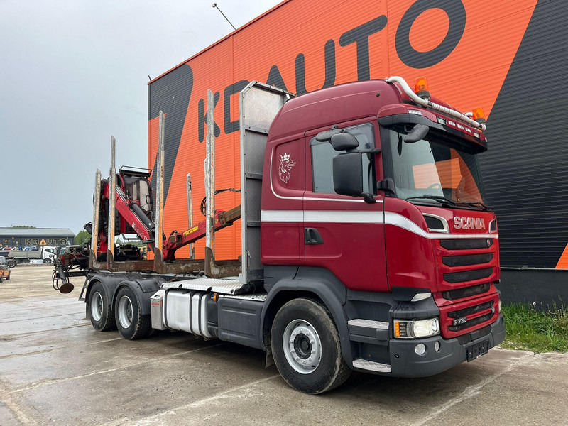 Scania R 730 6x4 RETARDER / BIG AXLES - Camião de transporte de madeira, Camião grua: foto 4 Scania R 730 6x4 RETARDER / BIG AXLES - Camião de transporte de madeira, Camião grua: foto 4
