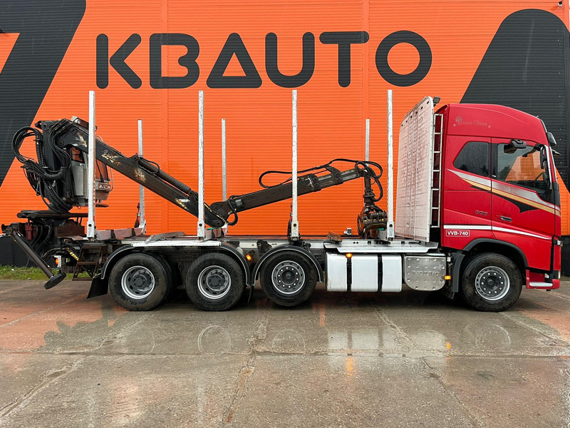 Volvo FH 16 600 8x4/4 FRESH TÜV - Camião de transporte de madeira, Camião grua: foto 5 Volvo FH 16 600 8x4/4 FRESH TÜV - Camião de transporte de madeira, Camião grua: foto 5