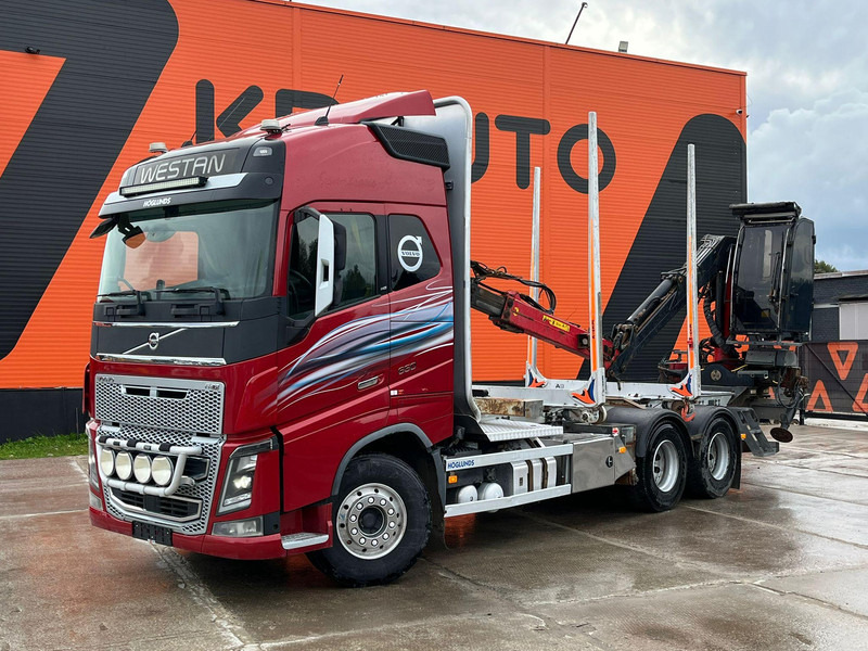 Volvo FH 16 650 6x4 Jonsered J1088ST. 96 - Camião de transporte de madeira, Camião grua: foto 1 Volvo FH 16 650 6x4 Jonsered J1088ST. 96 - Camião de transporte de madeira, Camião grua: foto 1