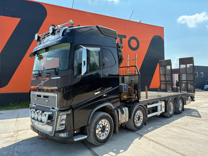 Volvo FH 16 750 8x4 HMF2620K-5 / WINCH / PLATFORM L=7100 mm - Camião transporte de veículos: foto 2 Volvo FH 16 750 8x4 HMF2620K-5 / WINCH / PLATFORM L=7100 mm - Camião transporte de veículos: foto 2