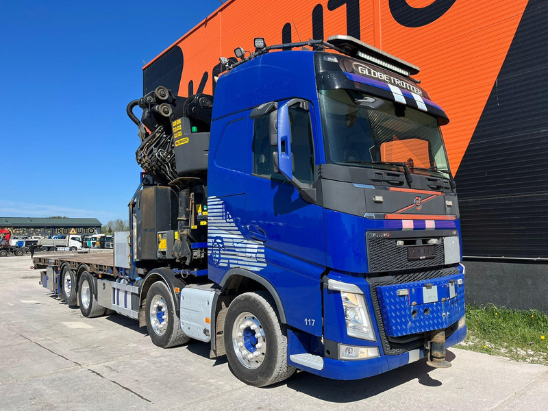Volvo FH 460 8x2*6 PK78002 + JIB + WINCH / PLATFORM L=7190 mm - Camião de caixa aberta/ Plataforma, Camião grua: foto 4 Volvo FH 460 8x2*6 PK78002 + JIB + WINCH / PLATFORM L=7190 mm - Camião de caixa aberta/ Plataforma, Camião grua: foto 4