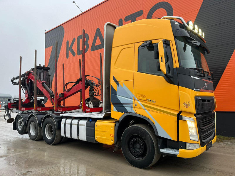 Volvo FH 500 8x4*4 Hiab 96ST 97 - Camião de transporte de madeira, Camião grua: foto 4 Volvo FH 500 8x4*4 Hiab 96ST 97 - Camião de transporte de madeira, Camião grua: foto 4