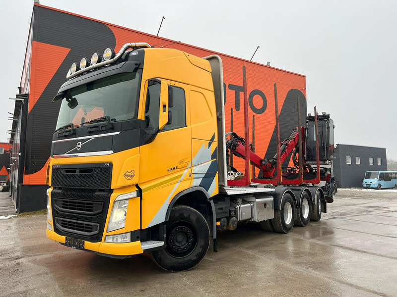 Volvo FH 500 8x4*4 Hiab 96ST 97 - Camião de transporte de madeira, Camião grua: foto 2 Volvo FH 500 8x4*4 Hiab 96ST 97 - Camião de transporte de madeira, Camião grua: foto 2