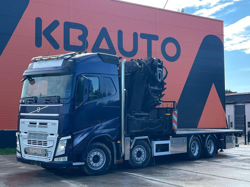 Volvo FH 500 8x4 EFFER 1405 6s + JIB + WINCH / PLATFORM EXTENDABLE L=6206 - 8226mm - Camião de caixa aberta/ Plataforma, Camião grua: foto 2 Volvo FH 500 8x4 EFFER 1405 6s + JIB + WINCH / PLATFORM EXTENDABLE L=6206 - 8226mm - Camião de caixa aberta/ Plataforma, Camião grua: foto 2