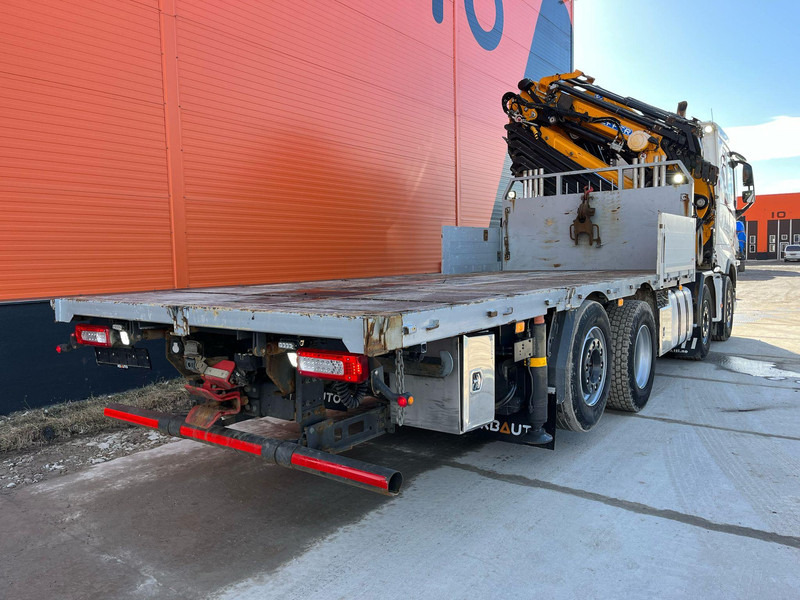 Camião de caixa aberta/ Plataforma, Camião grua Volvo FH 540 8x2*6 EFFER 685/6S + JIB + WINCH / PLATFORM 6072-7081 mm EXTENDABLE: foto 6
