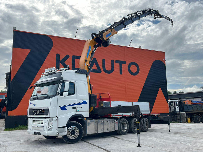 Volvo FH 540 8x4*4 EFFER 525/6S + JIB + WINCH / PLATFORM L=6216 mm - Camião de caixa aberta/ Plataforma, Camião grua: foto 1 Volvo FH 540 8x4*4 EFFER 525/6S + JIB + WINCH / PLATFORM L=6216 mm - Camião de caixa aberta/ Plataforma, Camião grua: foto 1