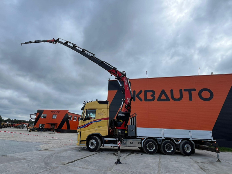 Camião de caixa aberta/ Plataforma, Camião grua Volvo FH 540 8x4*4 FASSI F710RA2.26 + JIB / PLATFORM L=6314 mm: foto 7