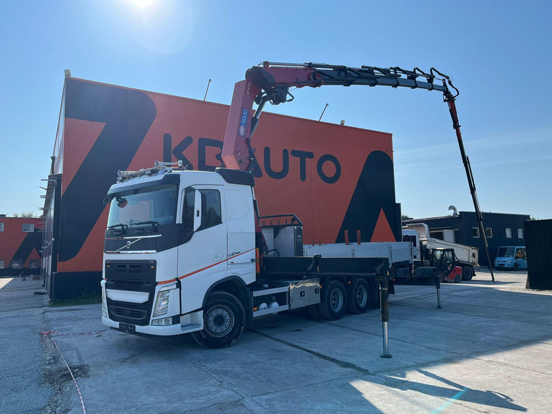 Volvo FH 540 8x4*4 HMF5020K-6 + JIB + WINCH / PLATFORM L=6508 mm - Camião de caixa aberta/ Plataforma, Camião grua: foto 1 Volvo FH 540 8x4*4 HMF5020K-6 + JIB + WINCH / PLATFORM L=6508 mm - Camião de caixa aberta/ Plataforma, Camião grua: foto 1