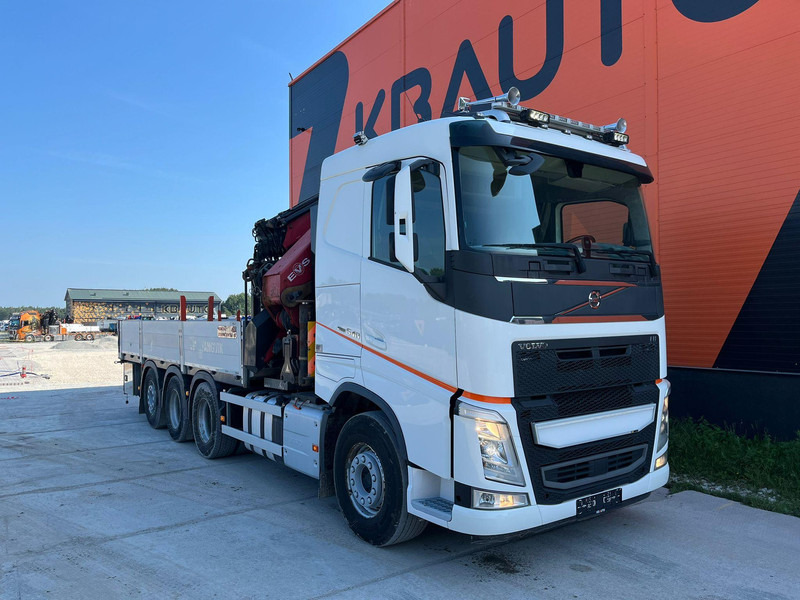 Volvo FH 540 8x4*4 HMF5020K-6 + JIB + WINCH / PLATFORM L=6508 mm - Camião de caixa aberta/ Plataforma, Camião grua: foto 4 Volvo FH 540 8x4*4 HMF5020K-6 + JIB + WINCH / PLATFORM L=6508 mm - Camião de caixa aberta/ Plataforma, Camião grua: foto 4