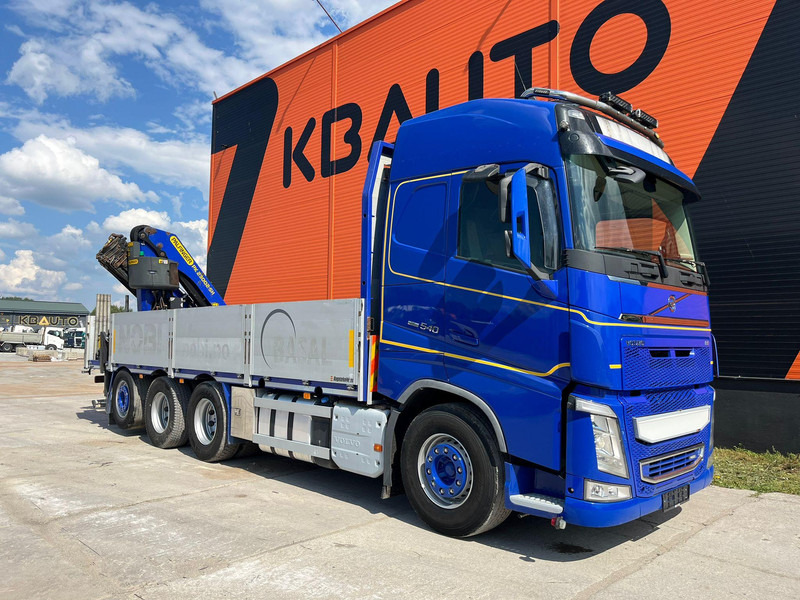 Volvo FH 540 8x4*4 RETARDER / PK 23002-SH / PLATFORM L= 6330 mm - Camião de caixa aberta/ Plataforma, Camião grua: foto 4 Volvo FH 540 8x4*4 RETARDER / PK 23002-SH / PLATFORM L= 6330 mm - Camião de caixa aberta/ Plataforma, Camião grua: foto 4