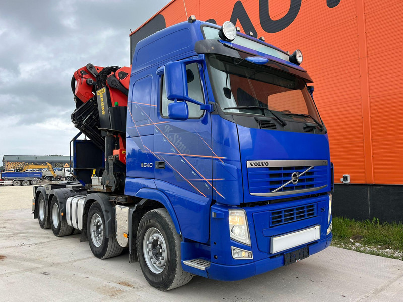 Volvo FH 540 8x4 PALFINGER PK110002 / RETARDER - Camião de caixa aberta/ Plataforma, Camião grua: foto 4 Volvo FH 540 8x4 PALFINGER PK110002 / RETARDER - Camião de caixa aberta/ Plataforma, Camião grua: foto 4