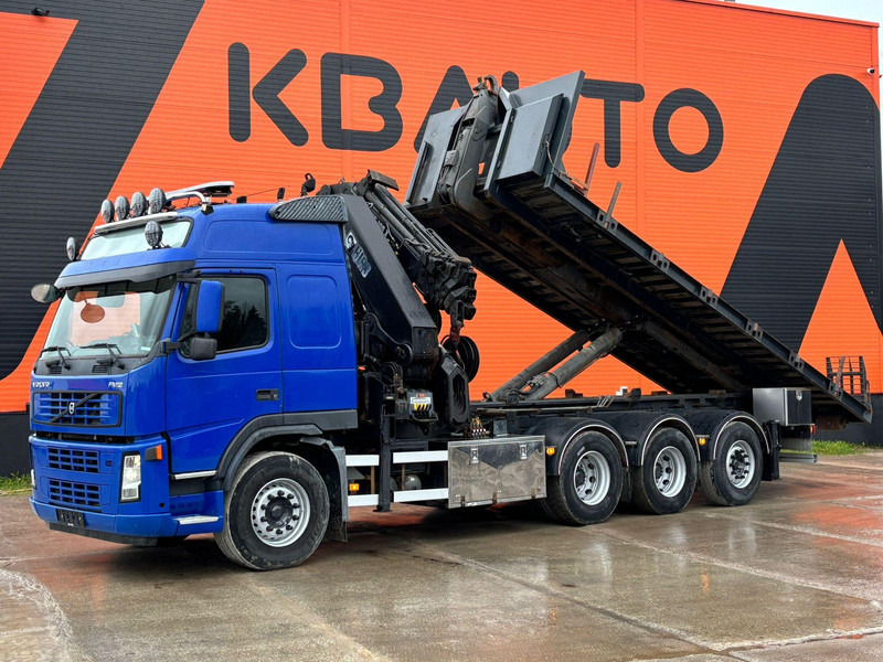 Volvo FM 12 460 8x4*4 HIAB 422 E-5 HIPRO+JIB / HOOK LIFT 20 ton / L=5600 mm / PLATFORM - Camião polibenne, Camião grua: foto 2 Volvo FM 12 460 8x4*4 HIAB 422 E-5 HIPRO+JIB / HOOK LIFT 20 ton / L=5600 mm / PLATFORM - Camião polibenne, Camião grua: foto 2