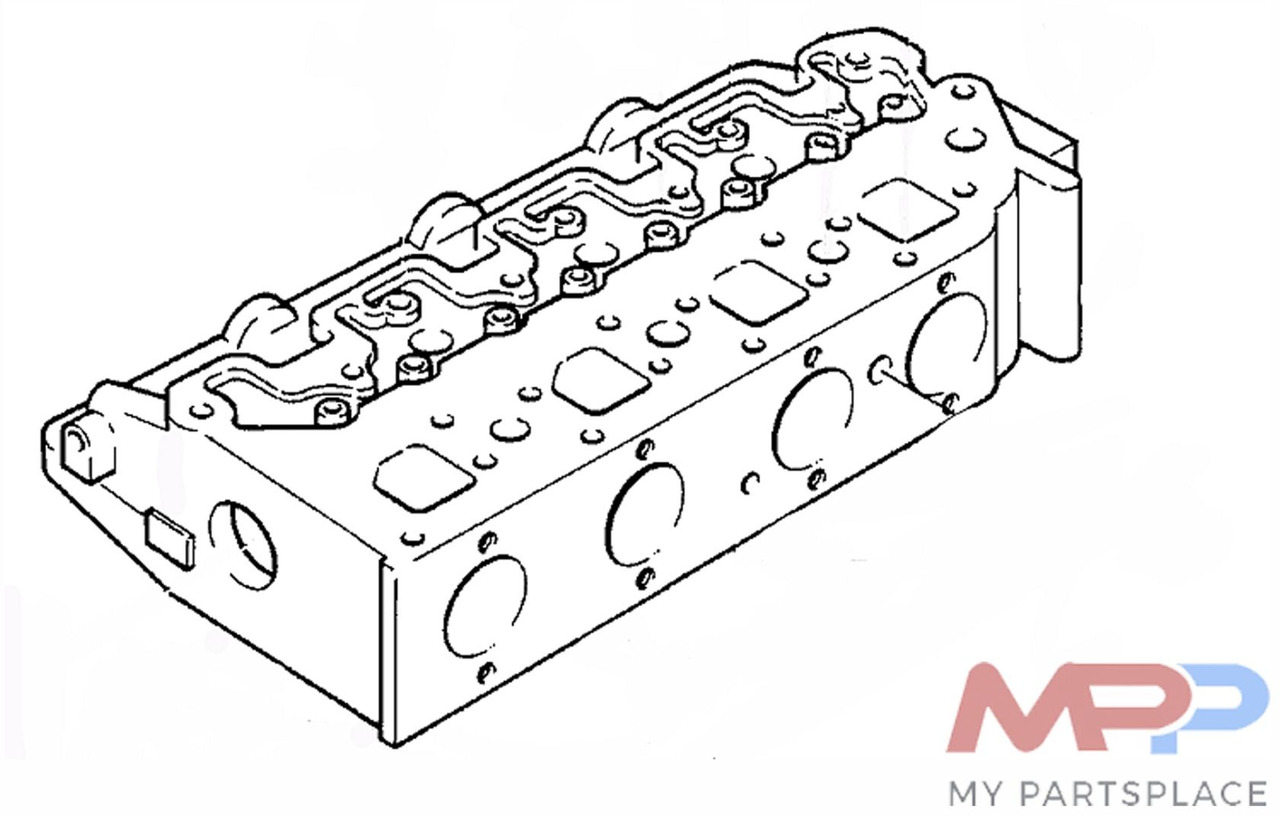 Perkins Cilinderkop - 103-09/103-10 KC KD Perkins (nieuw) - Cabeça do motor: foto 1 Perkins Cilinderkop - 103-09/103-10 KC KD Perkins (nieuw) - Cabeça do motor: foto 1