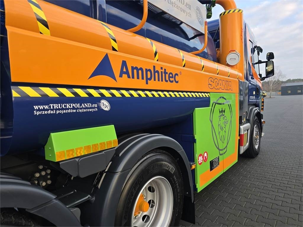 Caminhão limpa fossa Scania Amphitec VORTEX G2 ATEX suction and blowing vacuum: foto 22