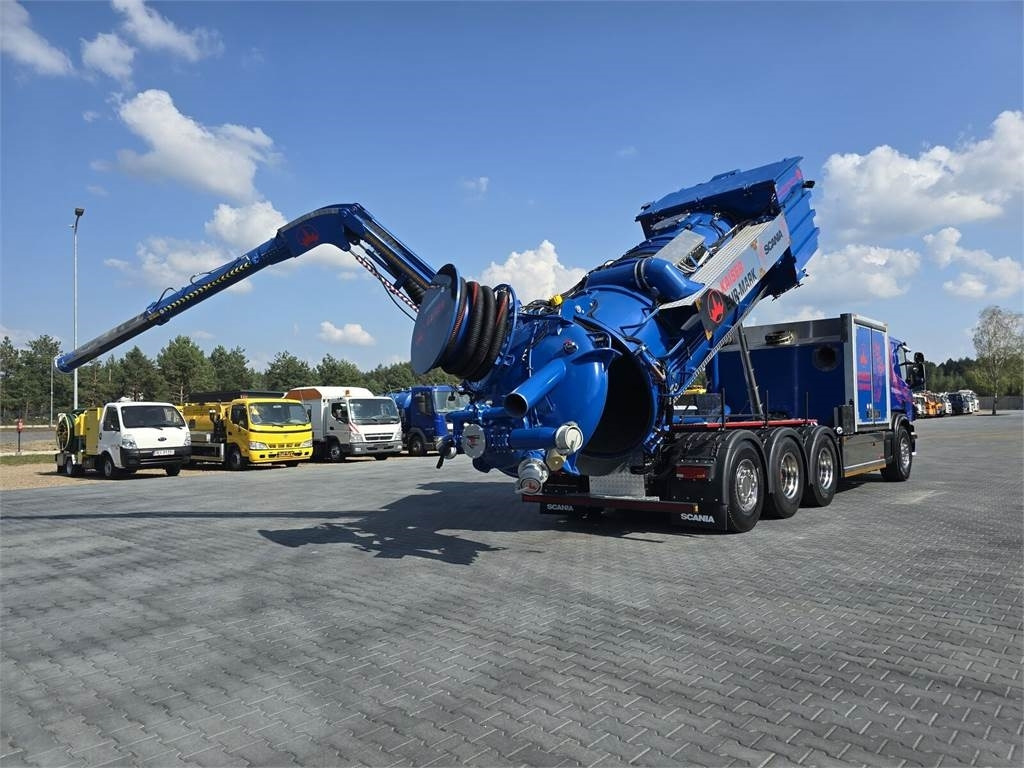 Scania KAISER EUR-MARK PL 8 Vacuum suction-blowing loader - Caminhão limpa fossa: foto 1 Scania KAISER EUR-MARK PL 8 Vacuum suction-blowing loader - Caminhão limpa fossa: foto 1