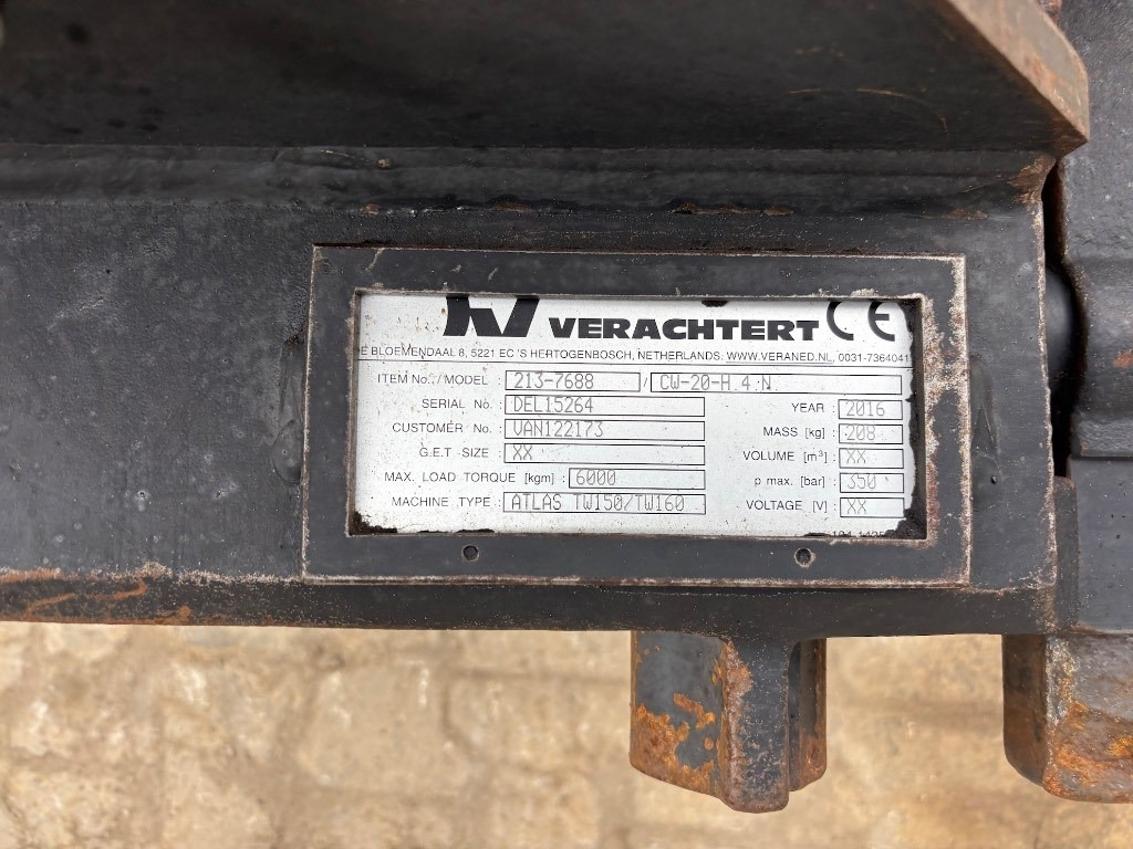 Escavadeira de rodas Atlas 160 W - 140 W: foto 21 Escavadeira de rodas Atlas 160 W - 140 W: foto 21