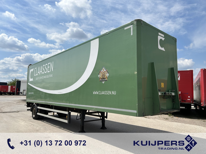 Groenewegen DRO-12-10 B City / Box Trailer / Laadklep 2000 kg / APK 12-25 - Semi-reboque furgão: foto 1 Groenewegen DRO-12-10 B City / Box Trailer / Laadklep 2000 kg / APK 12-25 - Semi-reboque furgão: foto 1