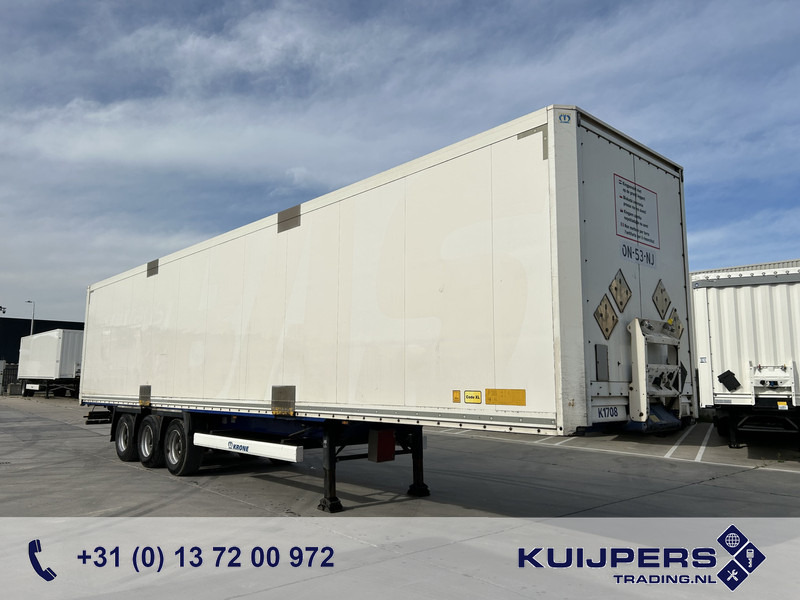 Krone DryLiner / Box / Huckepack / BPW Drum / APK TUV 12-25 - Semi-reboque furgão: foto 1 Krone DryLiner / Box / Huckepack / BPW Drum / APK TUV 12-25 - Semi-reboque furgão: foto 1