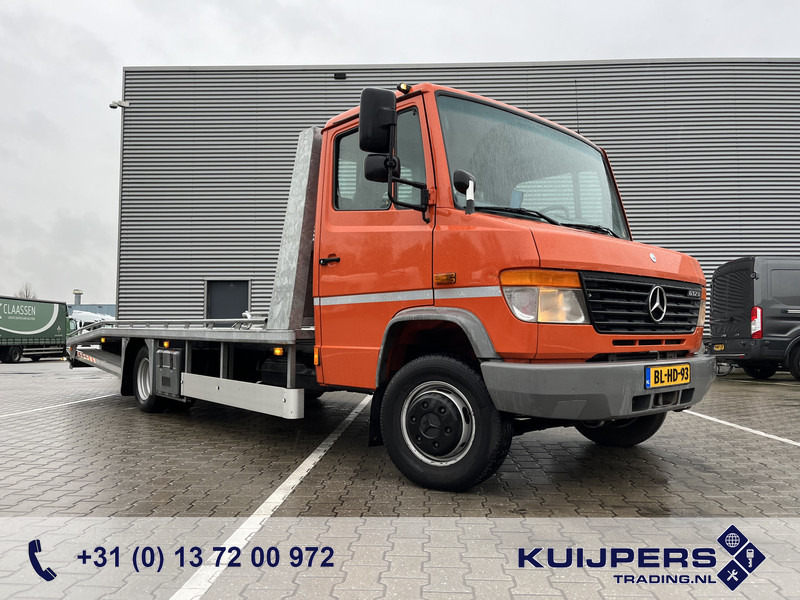Mercedes-Benz Vario 612 D / Car - Machine Transporter 570 cm / Winch / Ramps / NL Truck - Camião transporte de veículos: foto 1 Mercedes-Benz Vario 612 D / Car - Machine Transporter 570 cm / Winch / Ramps / NL Truck - Camião transporte de veículos: foto 1