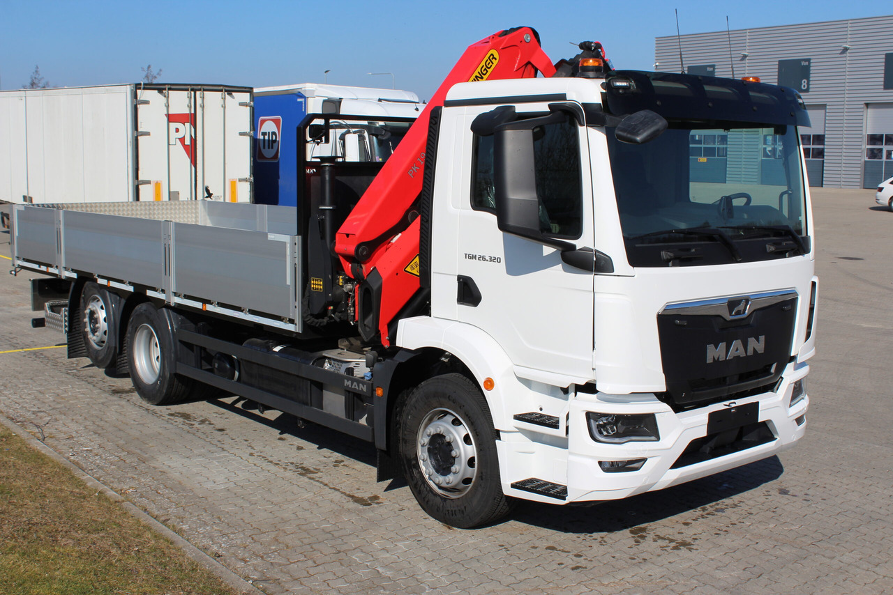 MAN TGM 26.320 6×2-4 PK19.001SLD5 Brädgårdsbil - Camião de caixa aberta/ Plataforma, Camião grua: foto 2 MAN TGM 26.320 6×2-4 PK19.001SLD5 Brädgårdsbil - Camião de caixa aberta/ Plataforma, Camião grua: foto 2