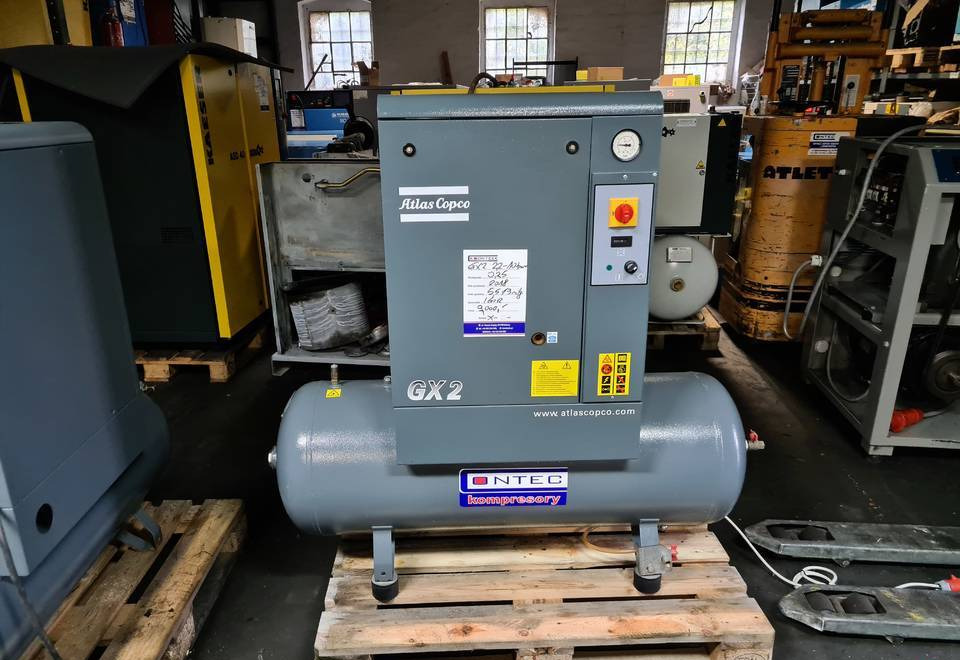 Kompresor śrubowy ATLAS COPCO GX2 2,2 kw - Compressor de ar: foto 5 Kompresor śrubowy ATLAS COPCO GX2 2,2 kw - Compressor de ar: foto 5