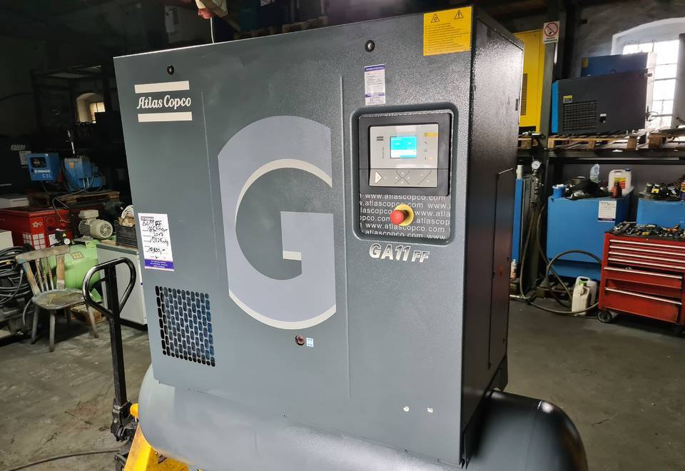 Kompresor śrubowy Atlas Copco GA 11 FF - Compressor de ar: foto 3 Kompresor śrubowy Atlas Copco GA 11 FF - Compressor de ar: foto 3