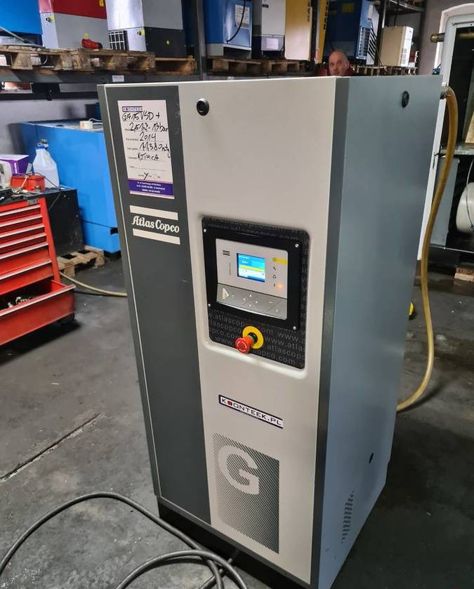 Kompresor śrubowy Atlas Copco GA 15 VSD ff + - Compressor de ar: foto 5 Kompresor śrubowy Atlas Copco GA 15 VSD ff + - Compressor de ar: foto 5