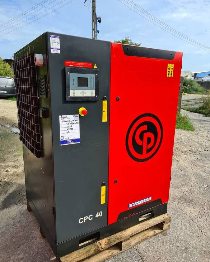 Kompresor śrubowy Chicago Pneumatic CPC 40 30 kw, Atlas Copco - Compressor de ar: foto 2 Kompresor śrubowy Chicago Pneumatic CPC 40 30 kw, Atlas Copco - Compressor de ar: foto 2