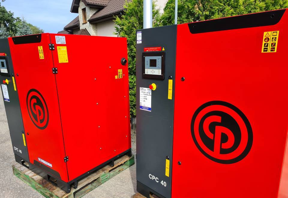 Kompresor śrubowy Chicago Pneumatic CPC 40 30 kw, Atlas Copco - Compressor de ar: foto 4 Kompresor śrubowy Chicago Pneumatic CPC 40 30 kw, Atlas Copco - Compressor de ar: foto 4