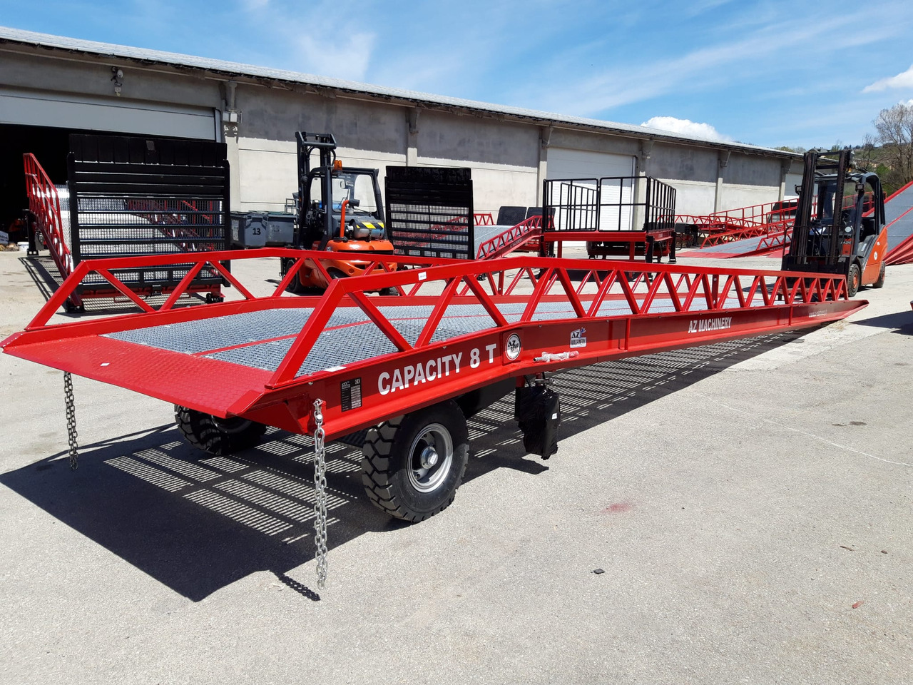 AZ RAMP EASY-XL 8 mobile loading ramp - Rampa de carregamento: foto 1 AZ RAMP EASY-XL 8 mobile loading ramp - Rampa de carregamento: foto 1