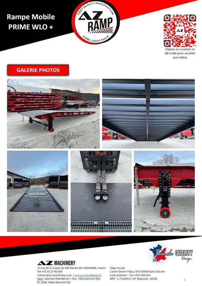 AZ RAMP-PRIME PRIME WLO + 8 . Industrial Mobil Loading Ramp - Rampa de carregamento: foto 5 AZ RAMP-PRIME PRIME WLO + 8 . Industrial Mobil Loading Ramp - Rampa de carregamento: foto 5