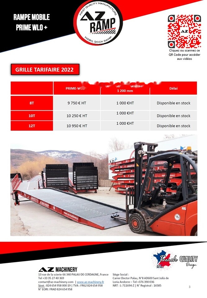 Rampa de carregamento novo AZ RAMP PRIME WLO +8: foto 11