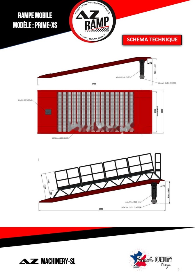 AZ RAMP PRIME XS-6 mobile loading ramp - Rampa de carregamento: foto 3 AZ RAMP PRIME XS-6 mobile loading ramp - Rampa de carregamento: foto 3