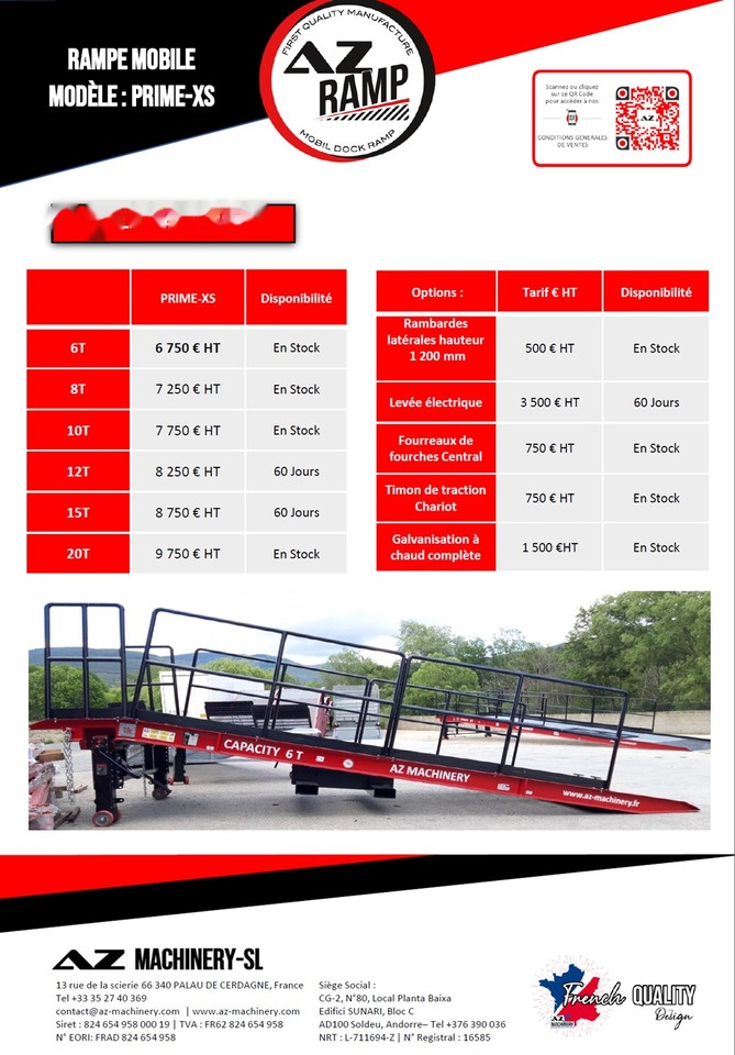 AZ RAMP PRIME XS-6 mobile loading ramp - Rampa de carregamento: foto 4 AZ RAMP PRIME XS-6 mobile loading ramp - Rampa de carregamento: foto 4