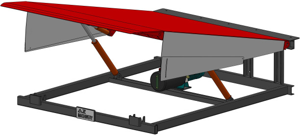 Rampa de carregamento novo Hydraulic Dock Leveler. AZ RAMP- NQB-10T: foto 1