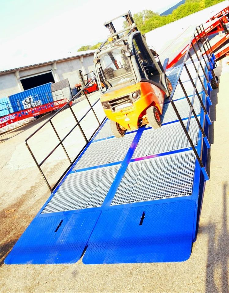 Rampa de carregamento novo **RENTAL** Large Mobile dock ramp, uncouplable AZ RAMP - KING VERSION, BIG FOOT  LLO 20 T: foto 12