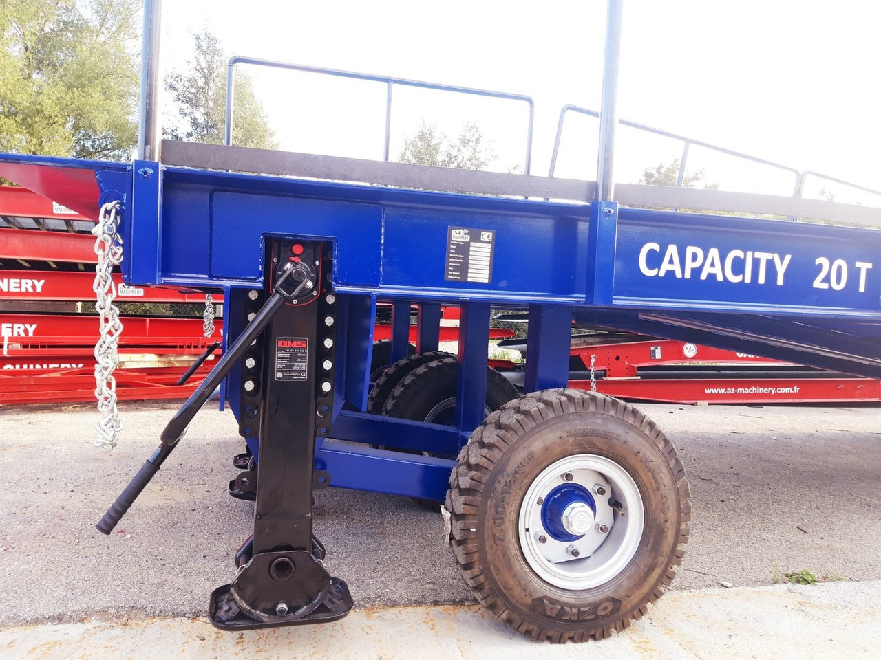 Rampa de carregamento novo **RENTAL** Large Mobile dock ramp, uncouplable AZ RAMP - KING VERSION, BIG FOOT  LLO 20 T: foto 14