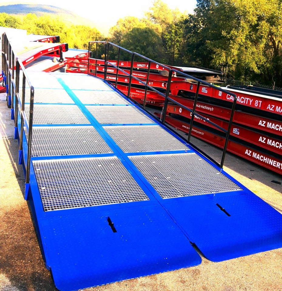 Rampa de carregamento novo **RENTAL** Large Mobile dock ramp, uncouplable AZ RAMP - KING VERSION, BIG FOOT  LLO 20 T: foto 13