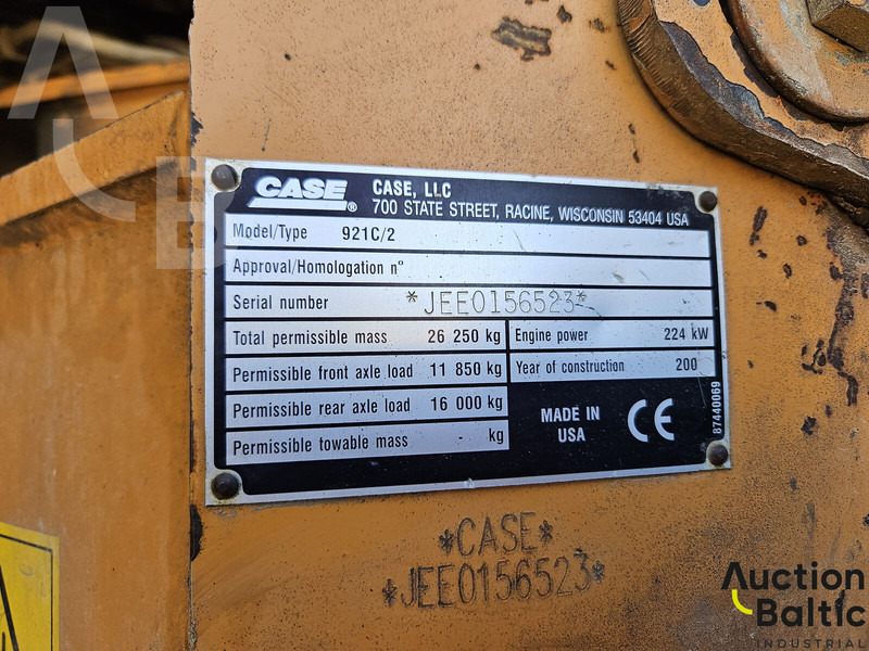 Pá carregadora de rodas Case 921C/2: foto 20