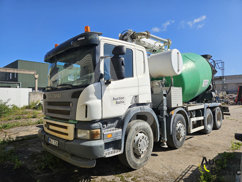Scania P 420 - Bomba de betão estacionária: foto 1 Scania P 420 - Bomba de betão estacionária: foto 1