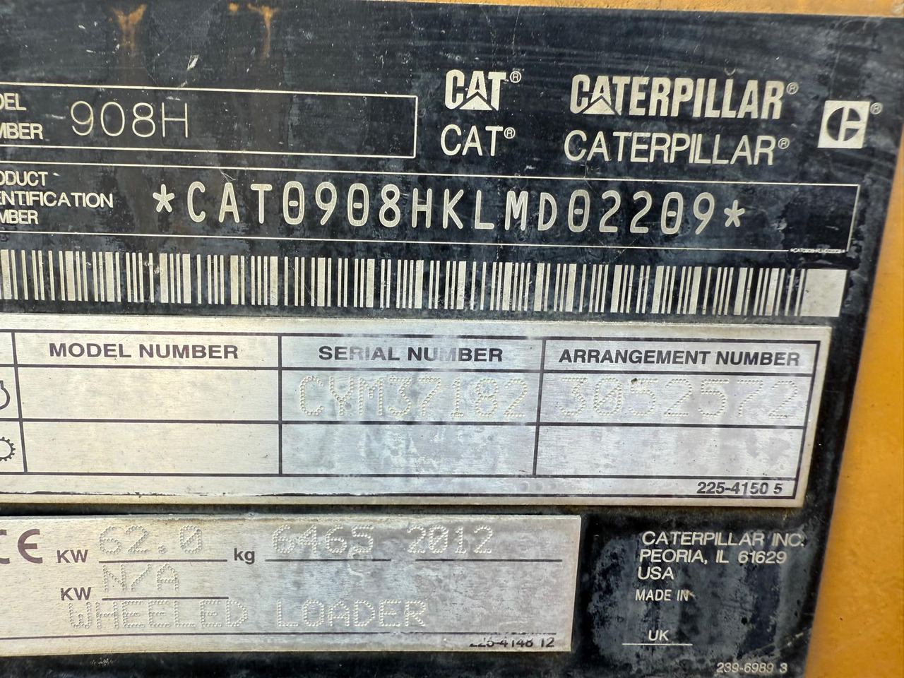 Caterpillar 908 H 2 units CAT908H - Pá carregadora de rodas: foto 5 Caterpillar 908 H 2 units CAT908H - Pá carregadora de rodas: foto 5