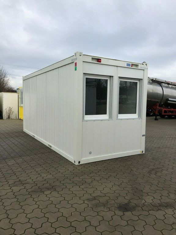20ft Bürocontainer Wohncont.Mannschaftscontainer - Semi-reboque transportador de contêineres/ Caixa móvel: foto 1 20ft Bürocontainer Wohncont.Mannschaftscontainer - Semi-reboque transportador de contêineres/ Caixa móvel: foto 1