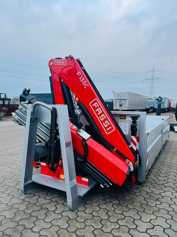 Abrollcontainer Container Kran Fassi F135 - Semi-reboque transportador de contêineres/ Caixa móvel: foto 3 Abrollcontainer Container Kran Fassi F135 - Semi-reboque transportador de contêineres/ Caixa móvel: foto 3