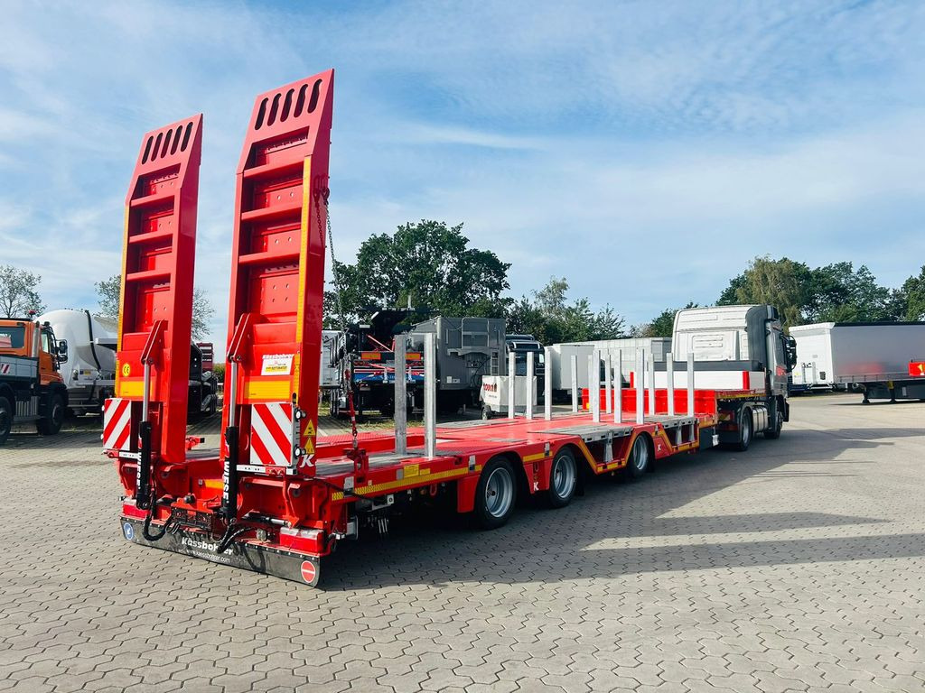 Kässbohrer KSLA RJ Mega Jumbo Tieflader mit Radmulden tele - Semi-reboque baixa: foto 2 Kässbohrer KSLA RJ Mega Jumbo Tieflader mit Radmulden tele - Semi-reboque baixa: foto 2