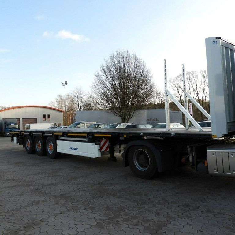 Krone Profi Liner SDP 27 Baustahltransporte -SOFORT- - Semi-reboque plataforma/ Caixa aberta: foto 1 Krone Profi Liner SDP 27 Baustahltransporte -SOFORT- - Semi-reboque plataforma/ Caixa aberta: foto 1