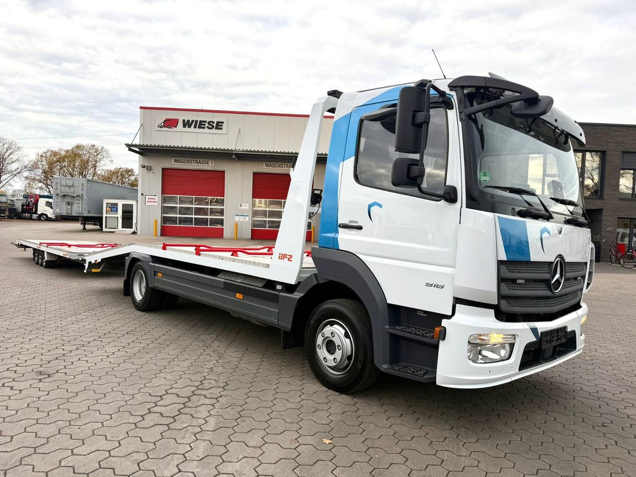 Mercedes-Benz Atego 918L Autotransporter mit BFZ Anhänger - Camião transporte de veículos: foto 4 Mercedes-Benz Atego 918L Autotransporter mit BFZ Anhänger - Camião transporte de veículos: foto 4