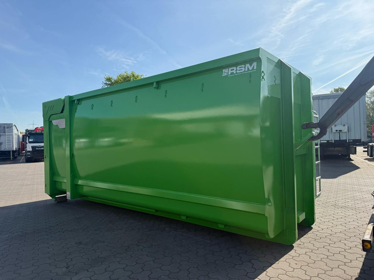 RSM Abrollcontainer 38m³ mit hydr. Heckklappe - Reboque transportador de contêineres/ Caixa móvel: foto 5 RSM Abrollcontainer 38m³ mit hydr. Heckklappe - Reboque transportador de contêineres/ Caixa móvel: foto 5