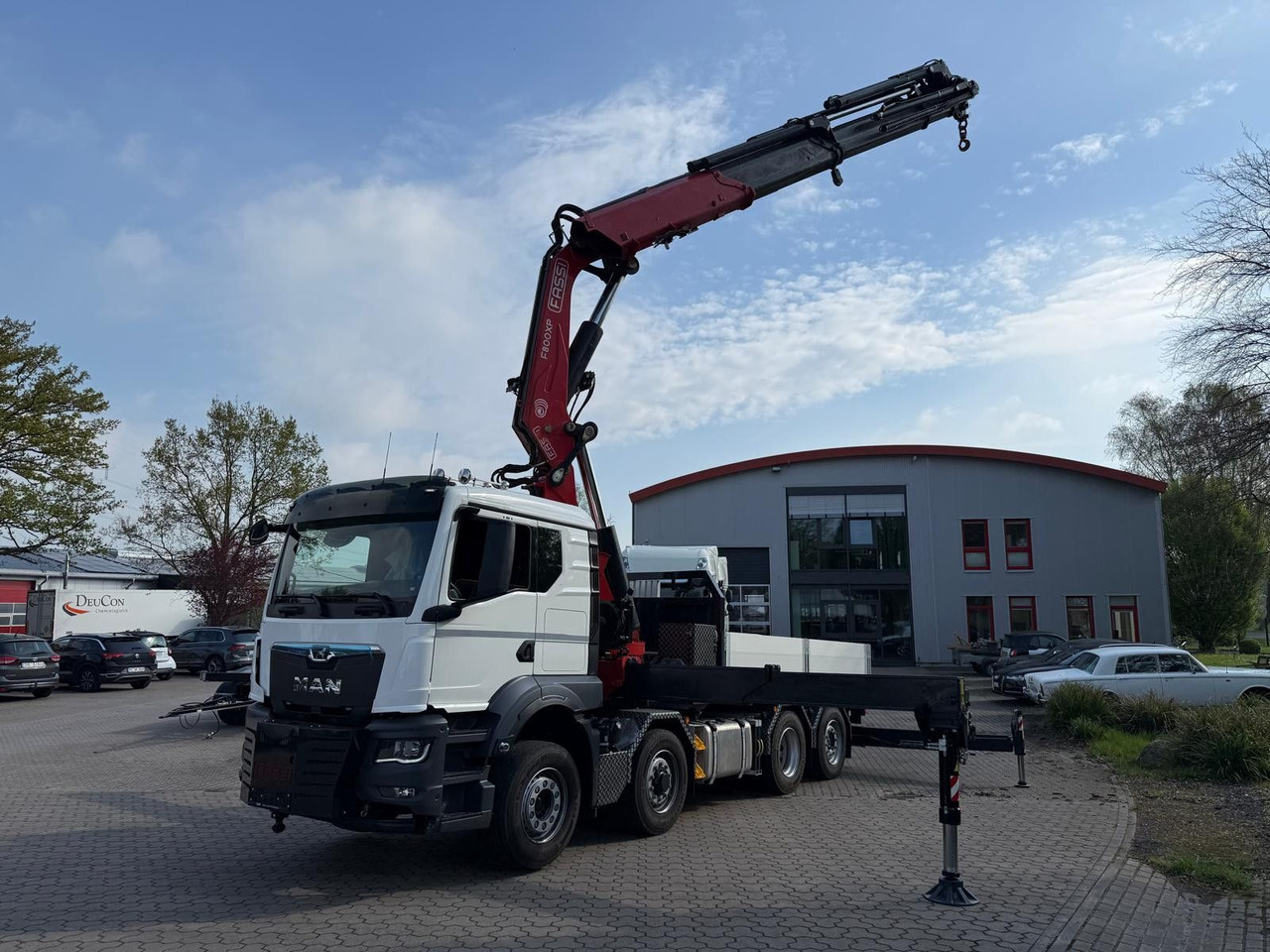 MAN 35.520 8x4 Fassi F800 RA2.28 OHNE ABSTÜTZÜBERWA. - Tractor: foto 2 MAN 35.520 8x4 Fassi F800 RA2.28 OHNE ABSTÜTZÜBERWA. - Tractor: foto 2