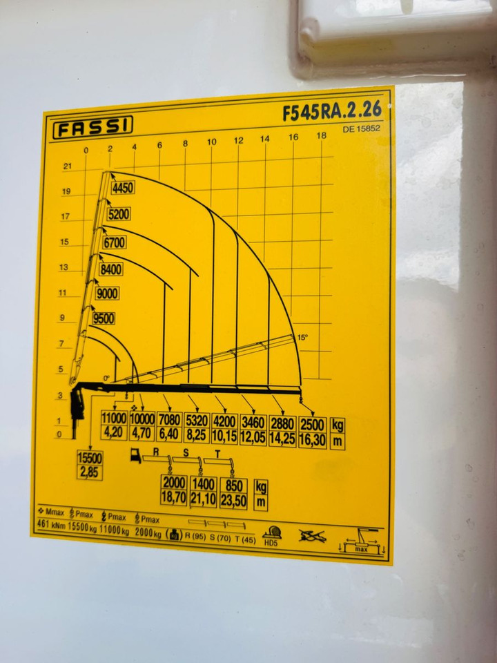 Volvo FH540 6x2 Containerpritsche mit F545RA.2.26 - Camião de caixa aberta/ Plataforma, Camião grua: foto 3 Volvo FH540 6x2 Containerpritsche mit F545RA.2.26 - Camião de caixa aberta/ Plataforma, Camião grua: foto 3